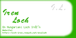 iren loch business card